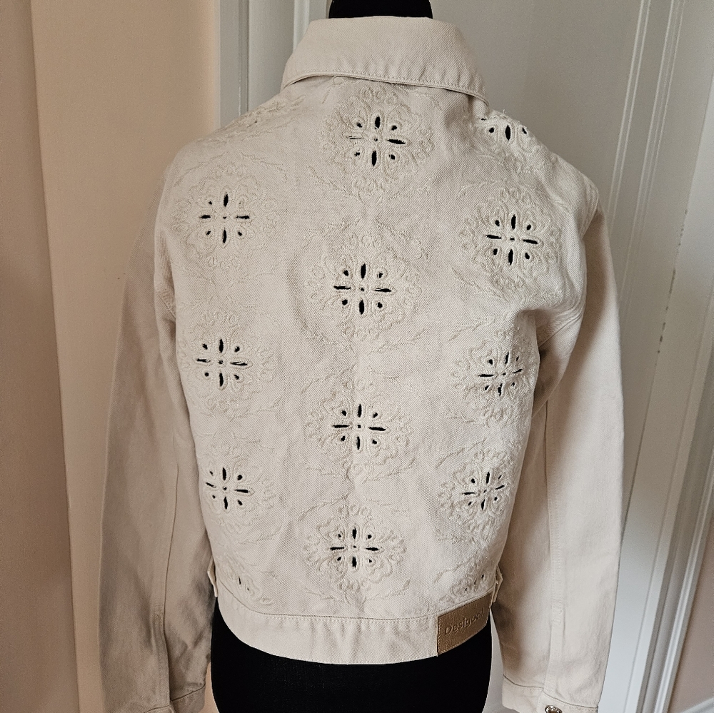 Desigual Women's Woman Denim Trucker Jacket - Picture 14 of 14